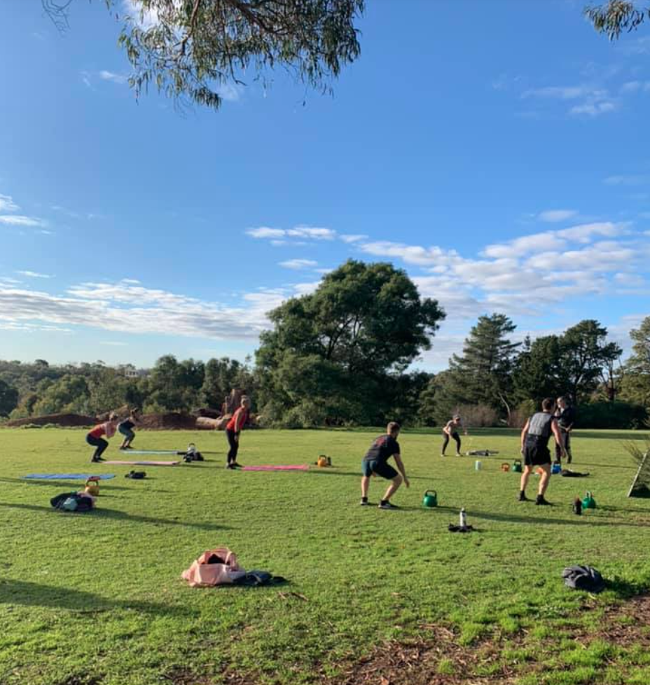 CrossFit Mt Eliza Covid park wod 2