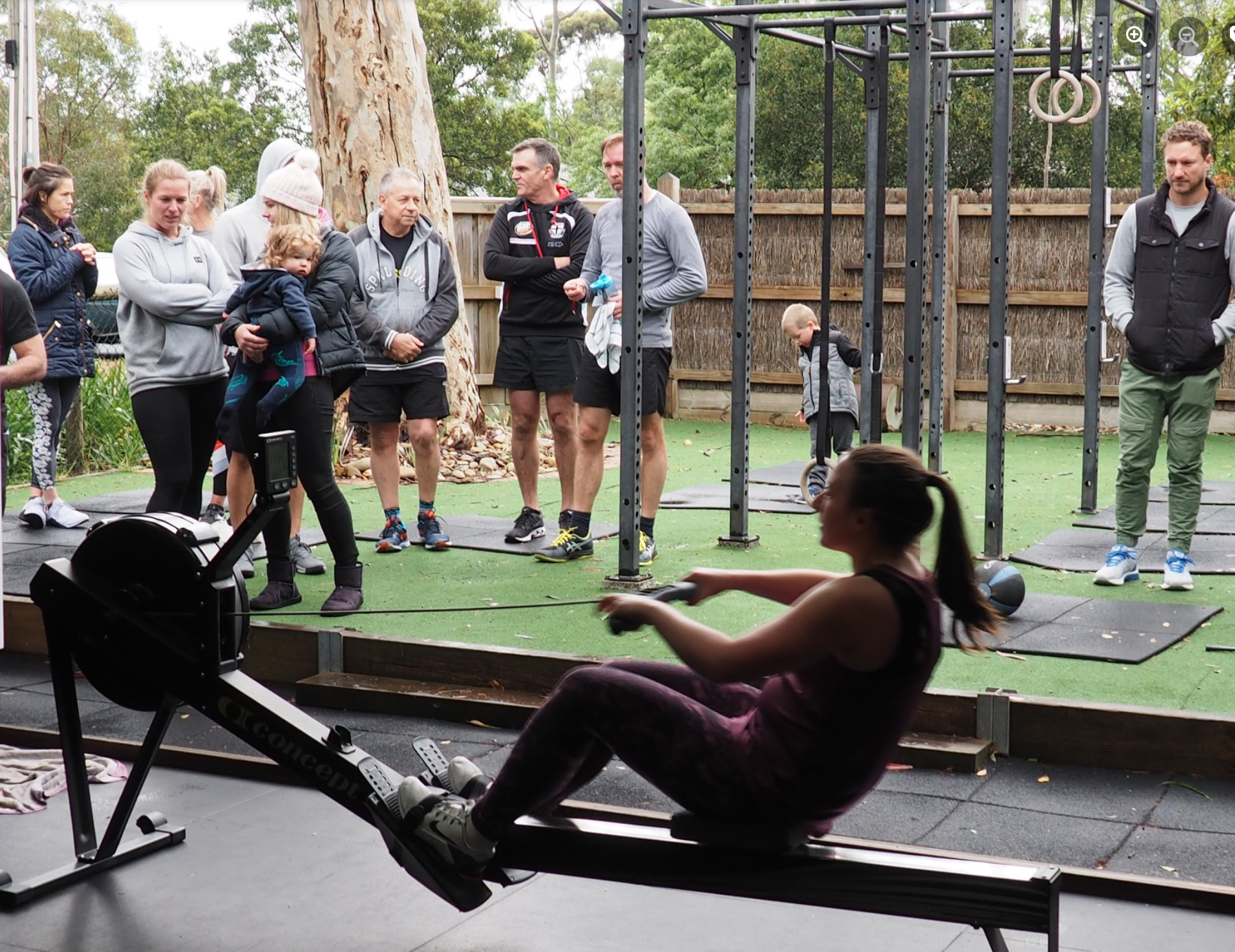 CrossFit Mt Eliza comp rowing