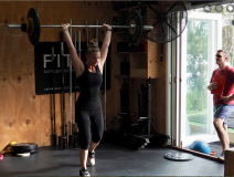 CrossFit Mt Eliza clean and jerks