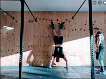 CrossFit Mt Eliza coach checking form