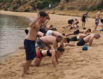 CrossFit Mt Eliza getting sandy